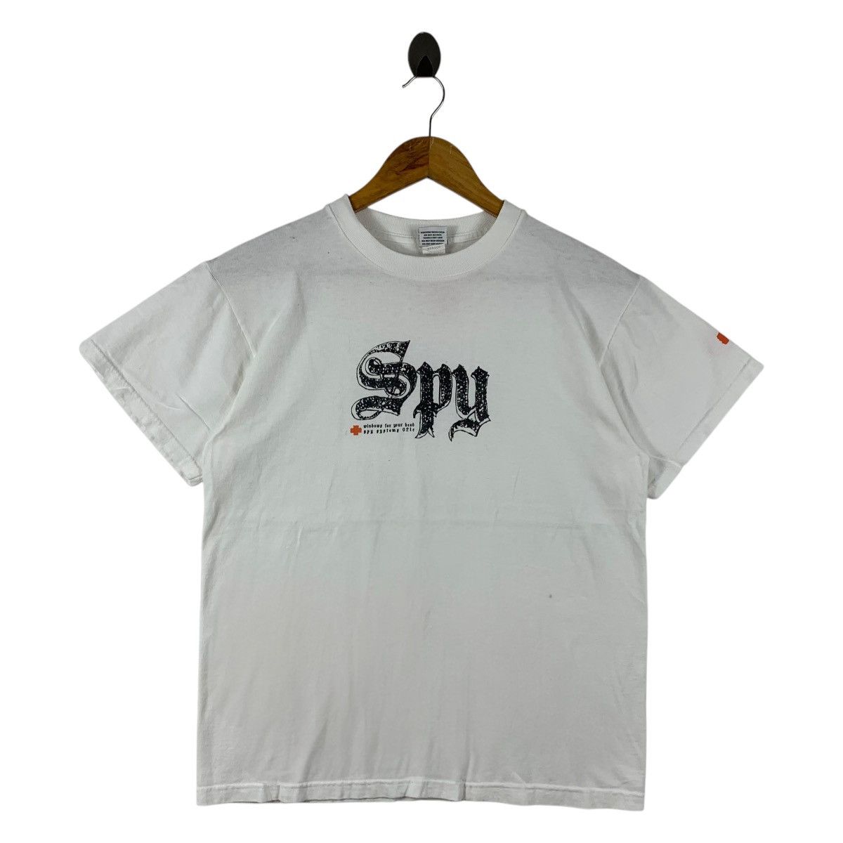 Vintage Vintage SPY SKATEBOARD small spellout tees Size US M / EU 48-50 / 2 - 1 Thumbnail