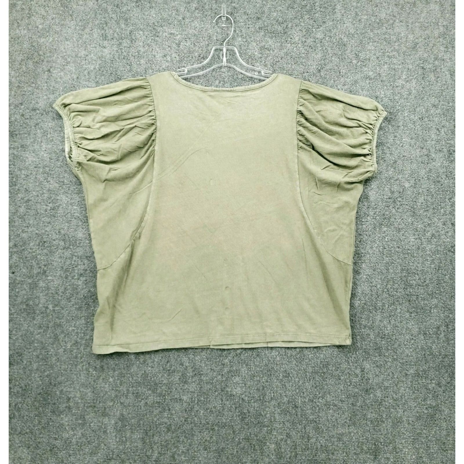 Gap Gap Top Blouse Womens XL Green Basic Oversized Dolman Sleeve Round Neck Size XL / US 12-14 / IT 48-50 - 2 Thumbnail