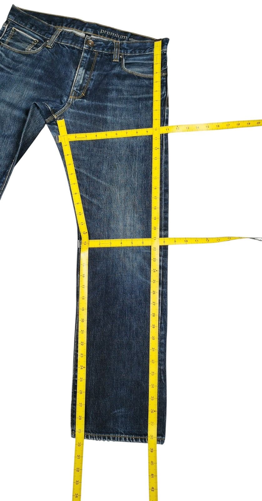 Gap Gap Selvage Premium Straight Jeans Size US 34 / EU 50 - 11 Thumbnail