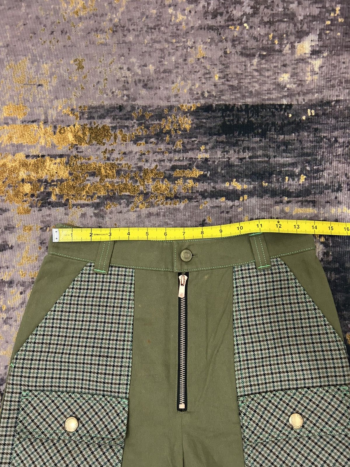 Andersson Bell Anderson Bell Plaid Pocket Pants Size US 27 - 18 Thumbnail