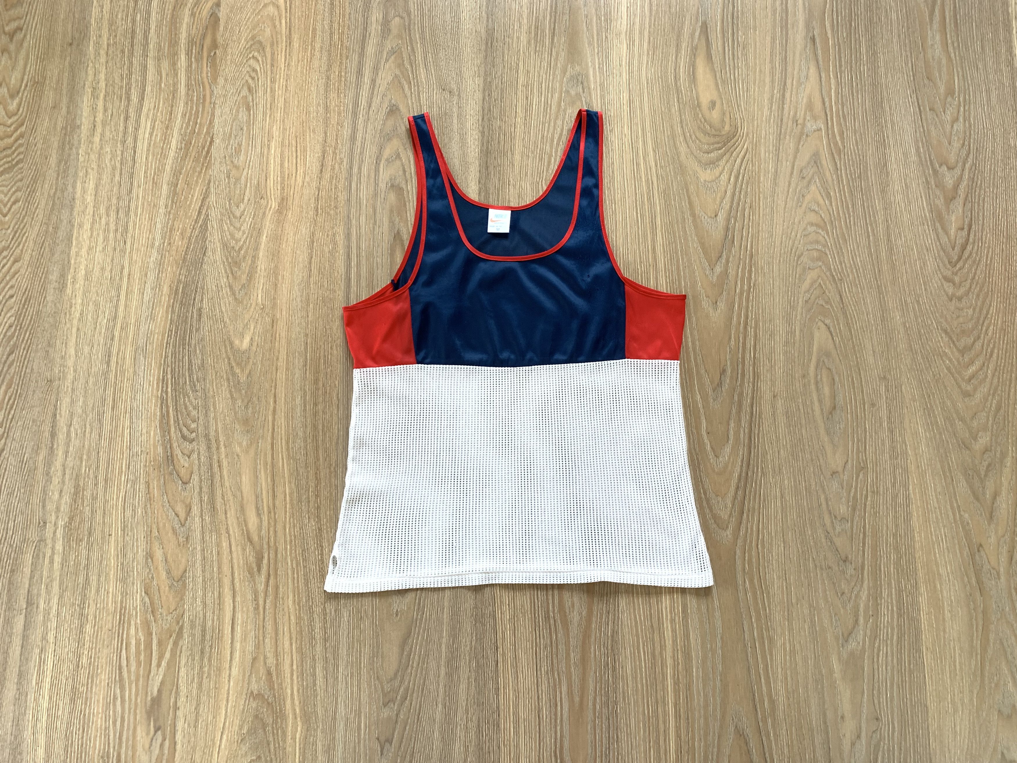 Nike × Vintage Nike Retro Vintage Sprinter Running Mesh Tank Top Sleeveless Size US M / EU 48-50 / 2 - 1 Thumbnail