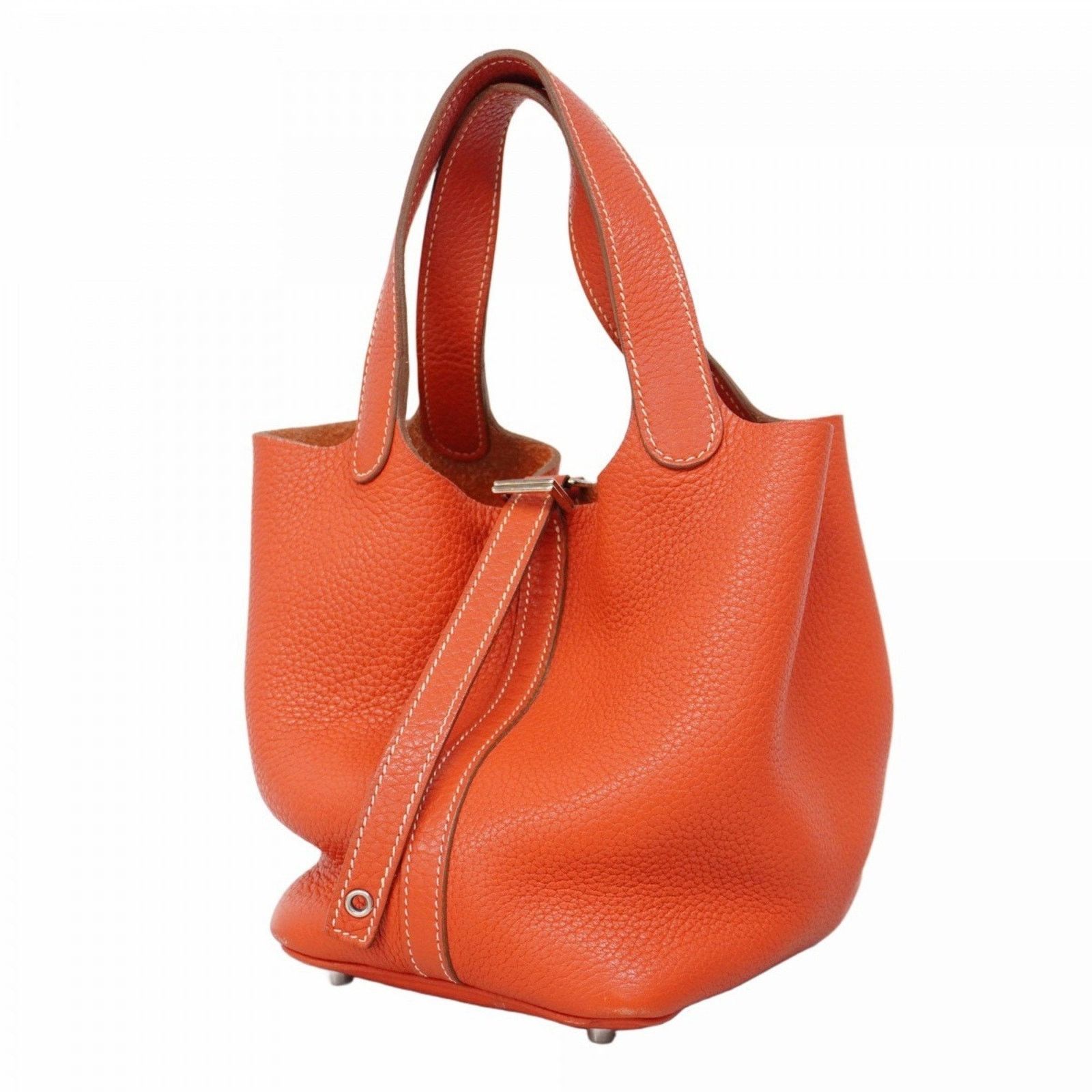 Hermès Blue Leather Picotin