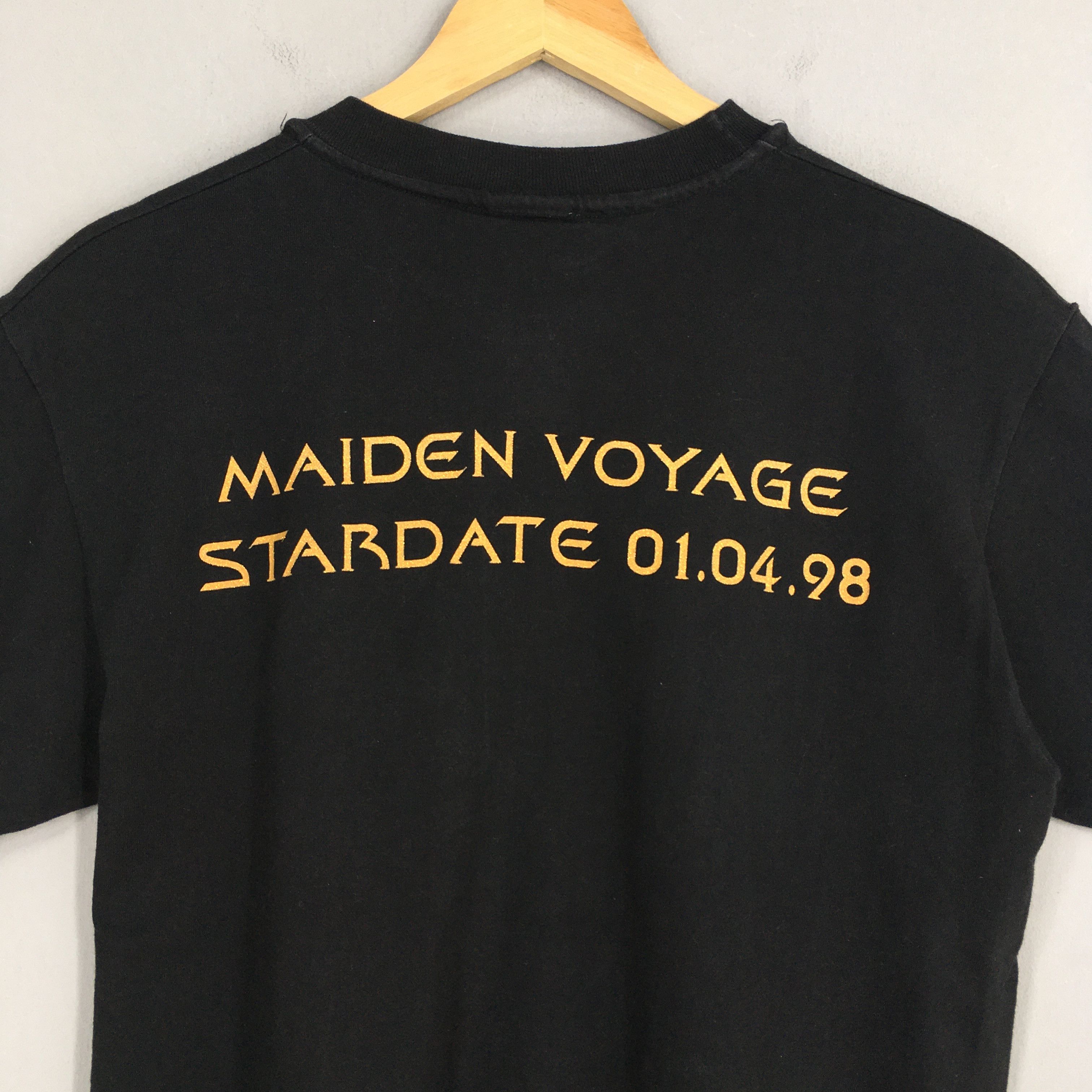 Vintage Vintage 90's Star Trek Movies Sci Fi Black T shirt Medium Size US M / EU 48-50 / 2 - 7 Thumbnail