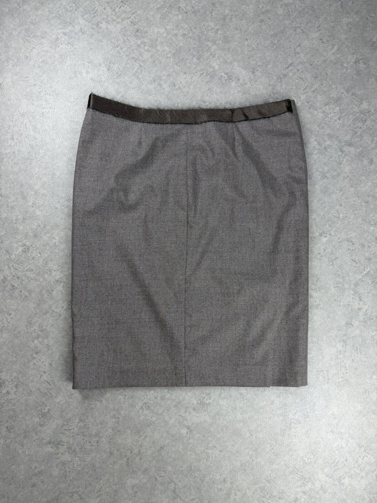 Fabiana Filippi Fabiana Filippi Wool Cashmere Skirt Grey Size XL Size 34" / US 12 / IT 48 - 7 Thumbnail