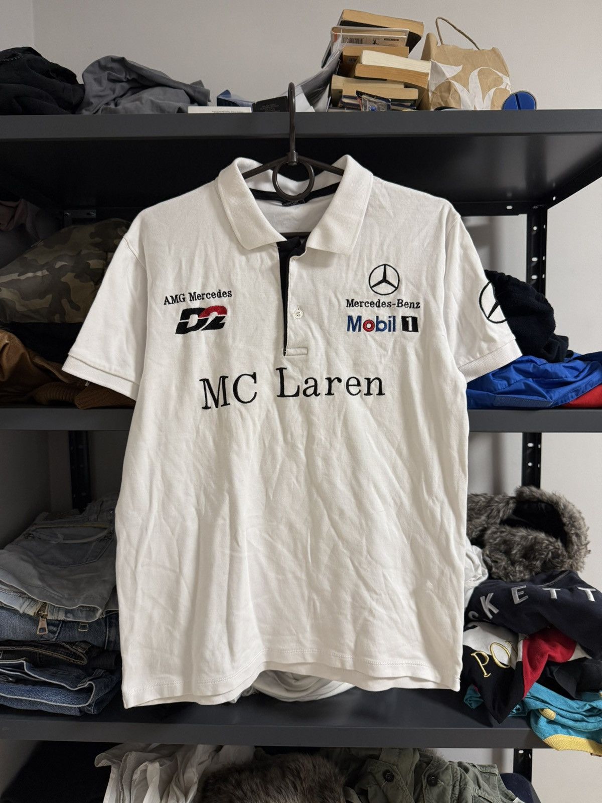 Mercedes-Benz Vintage Mercedes Benz McLaren AMG Polo Tee Size US M / EU 48-50 / 2 - 1 Thumbnail