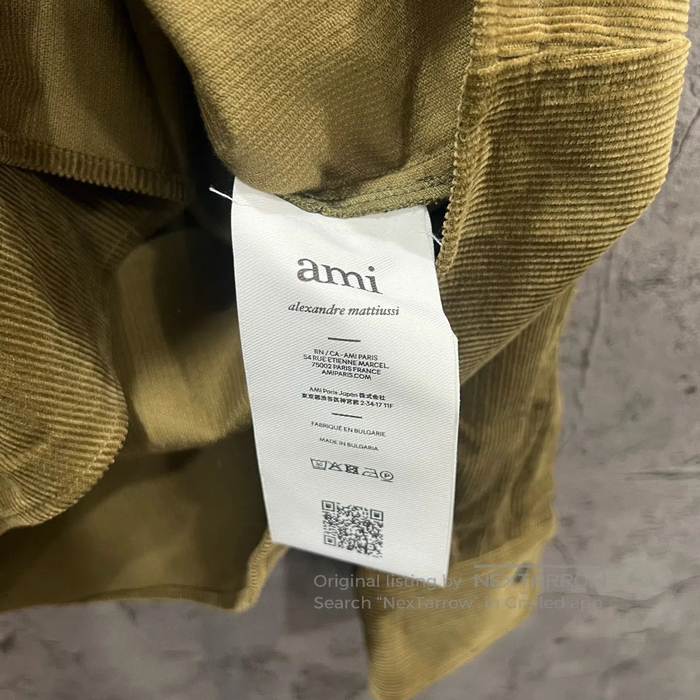 AMI Ami size 37 Corduroy shirt jacket| Size US S / EU 44-46 / 1 - 4 Thumbnail