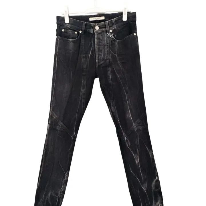 Givenchy Givenchy Marble Pattern Slim Fit Denim Pants Size US 29 - 1 Thumbnail