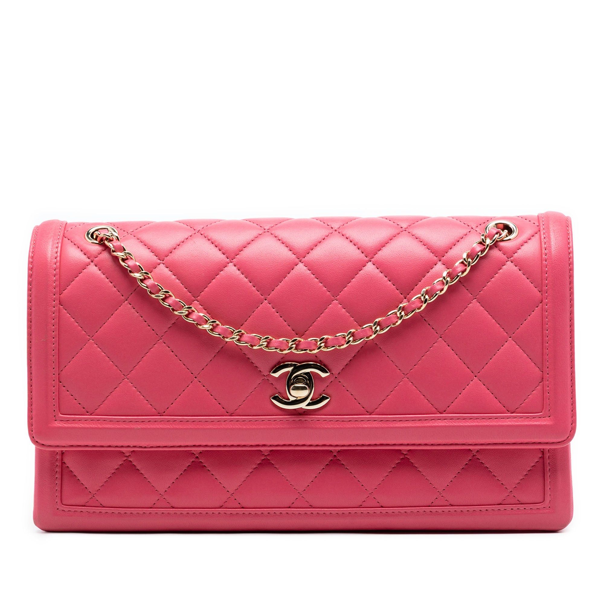 Chanel Medium Quilted Lambskin 3 Compartment Flap Size ONE SIZE - 1 Thumbnail