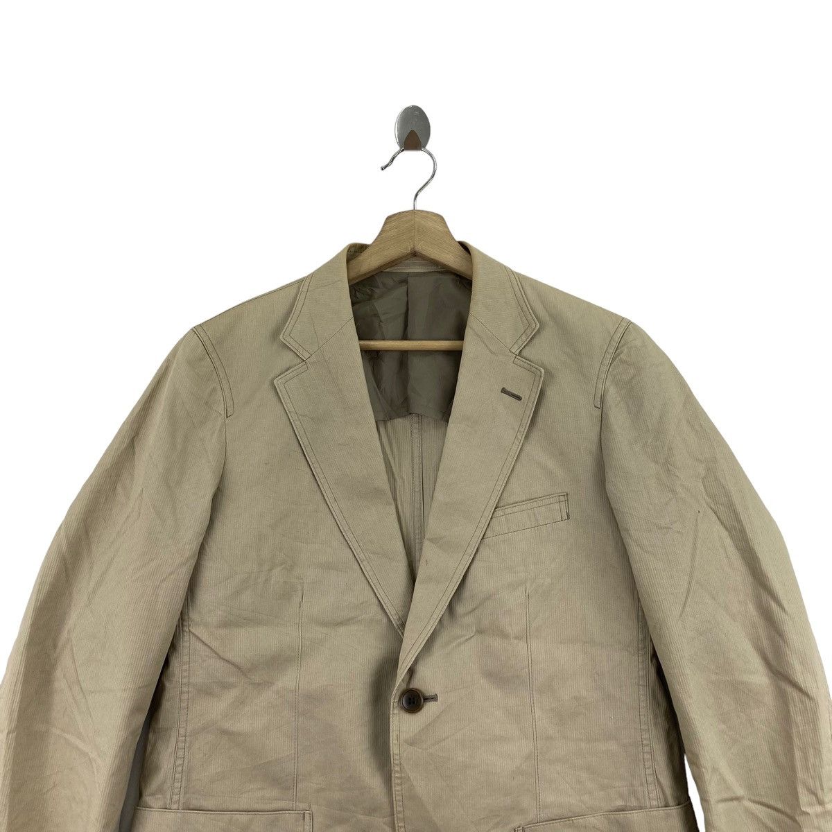 Japanese Brand × Kansai Yamamoto SISSY By KANSAI YAMAMOTO Japan Plain Brown Blazer Coat Size US S / EU 44-46 / 1 - 2 Thumbnail