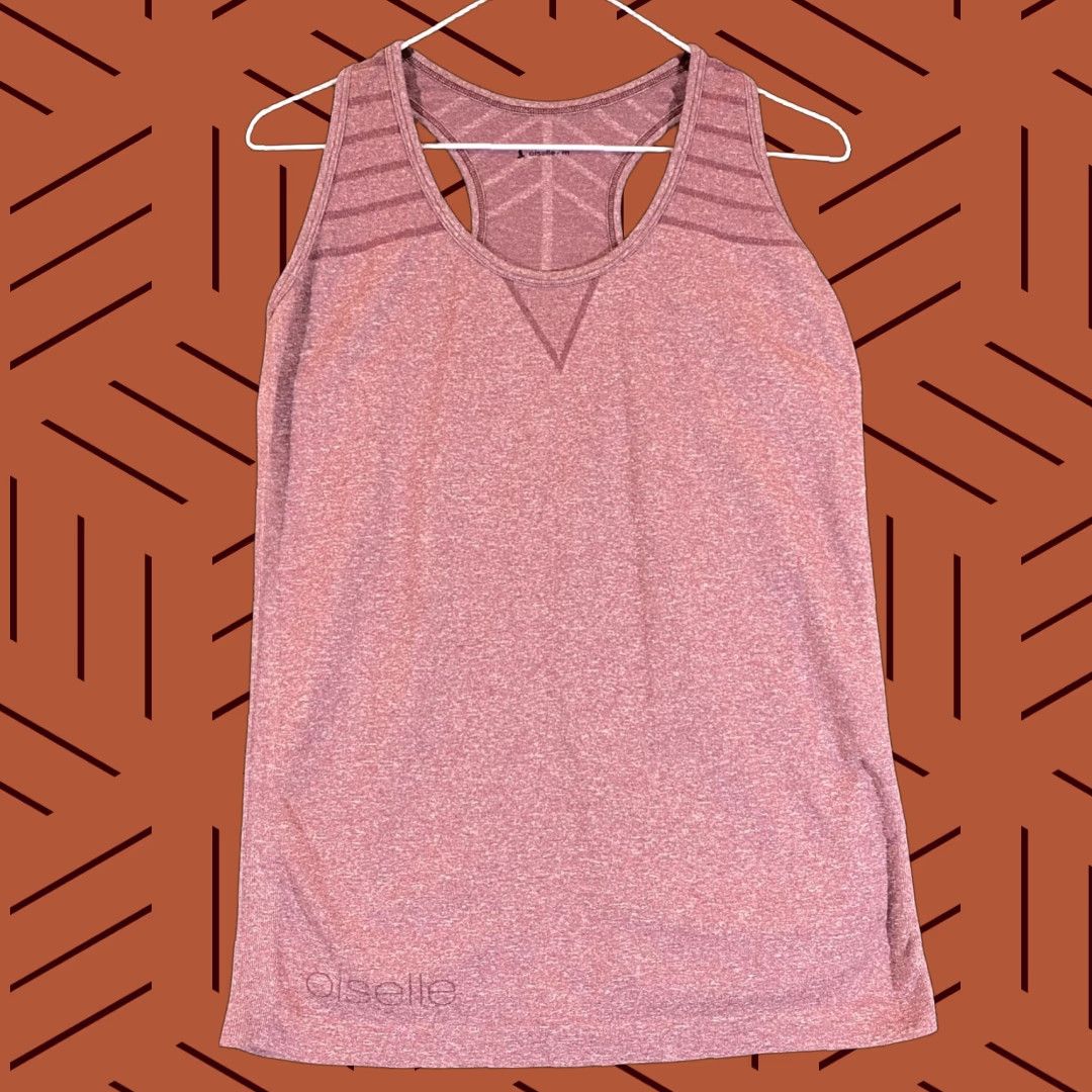 Pinko Oiselle Tank Top Womens Dark Pink Medium Sleeveless Athletic Workout Running Size M / US 6-8 / IT 42-44 - 1 Thumbnail