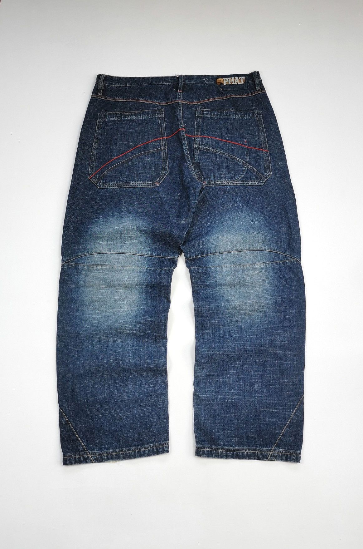 Phat Farm Baggy Vintage Phat Farm Double Knee Denim Jeans Size US 41 - 8 Thumbnail