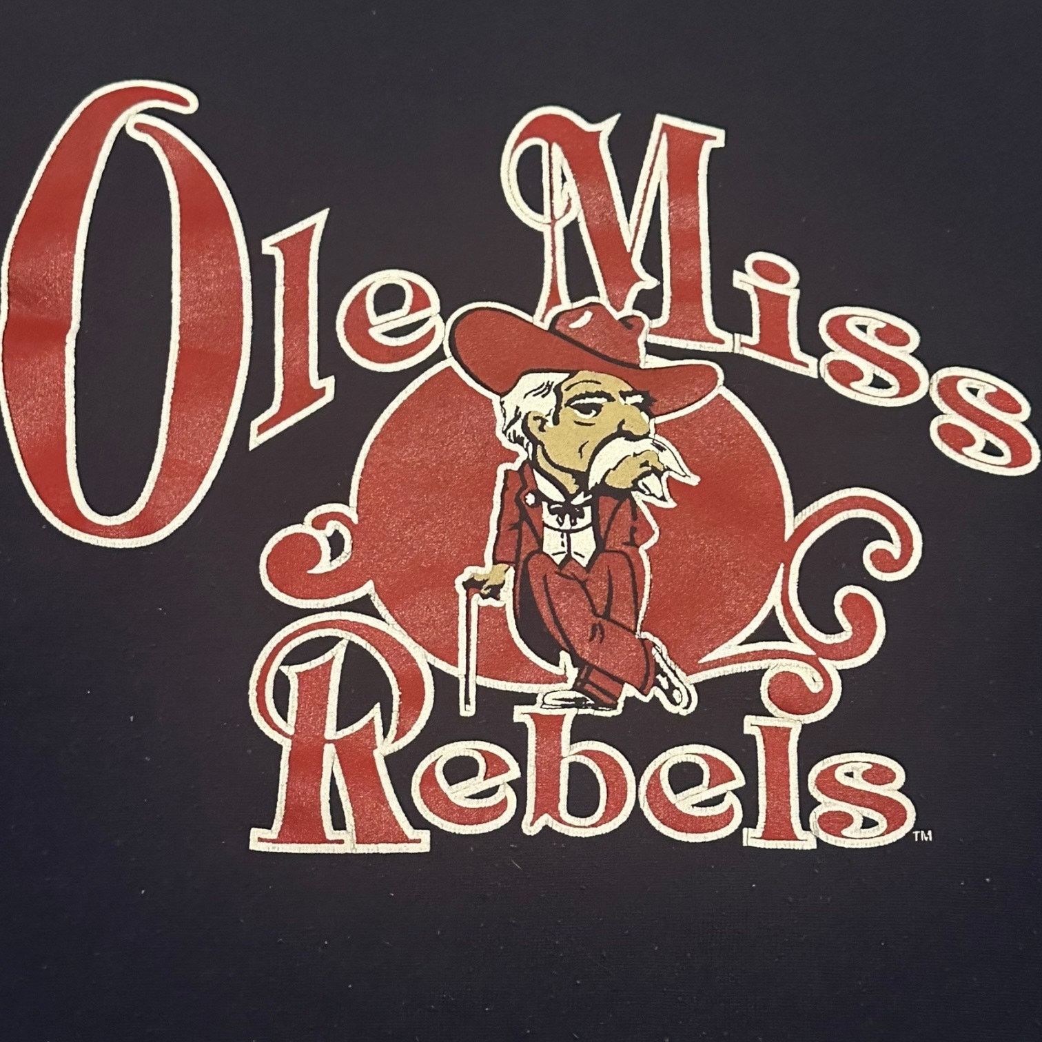 Other 90s Russel colonel Reb ole Miss rebels navy sweatshirt Size US XL / EU 56 / 4 - 2 Thumbnail