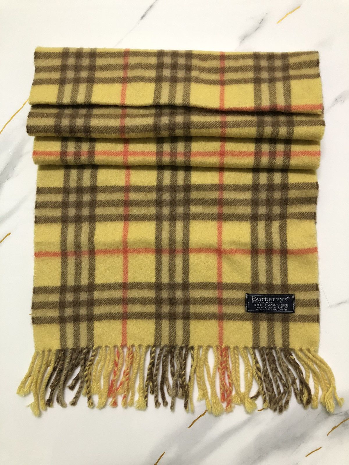 Burberry Vintage Burberry Muffler Scarf Size ONE SIZE - 6 Thumbnail