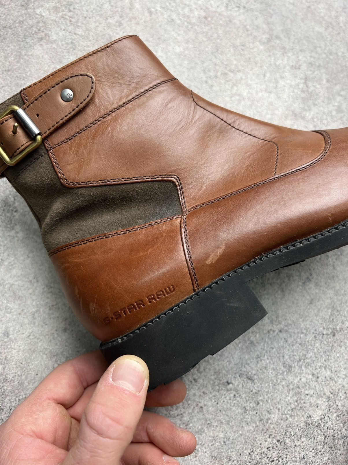 G-Star G Star Raw belted ankle boots Size US 8 / EU 41 - 6 Thumbnail
