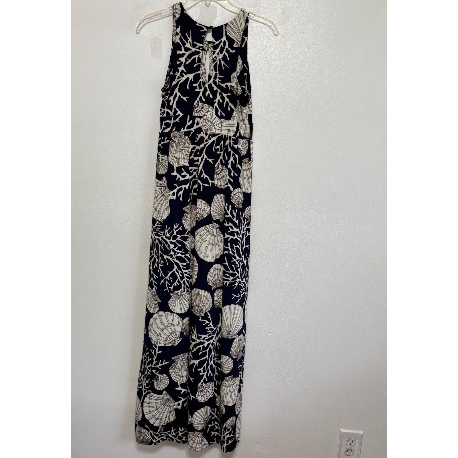 Other MT COLLECTION Navy Blue Nautical Print Maxi Dress Size Small Size S / US 4 / IT 40 - 2 Thumbnail