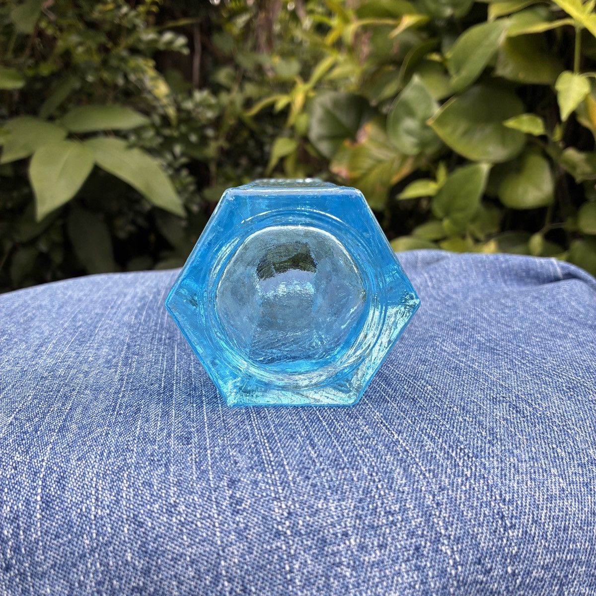 Vintage Czech Sklo Union Style Pressed Glass Vase Size ONE SIZE - 4 Thumbnail
