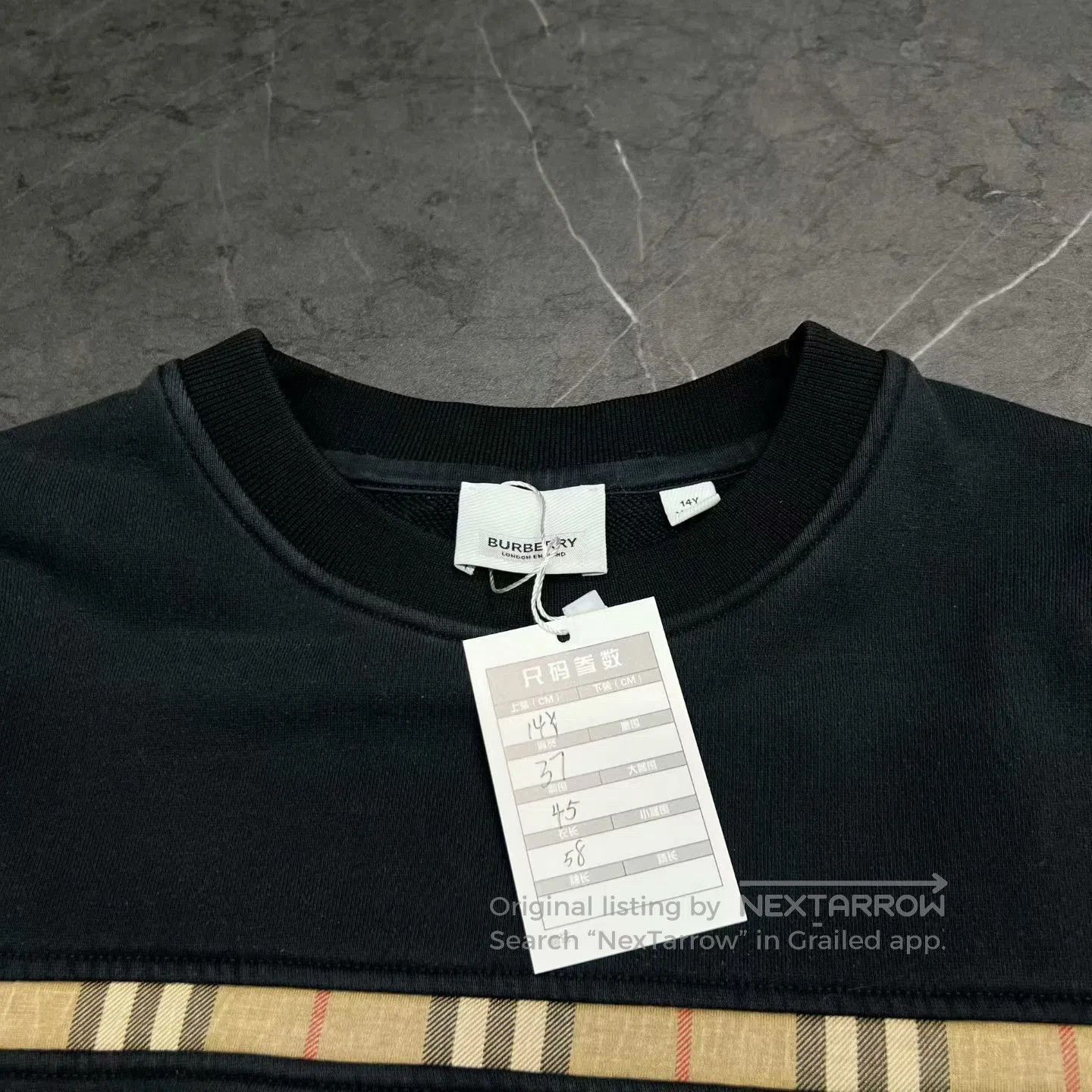 Burberry burberry check pattern pullover sweatshirt. Size US M / EU 48-50 / 2 - 5 Thumbnail