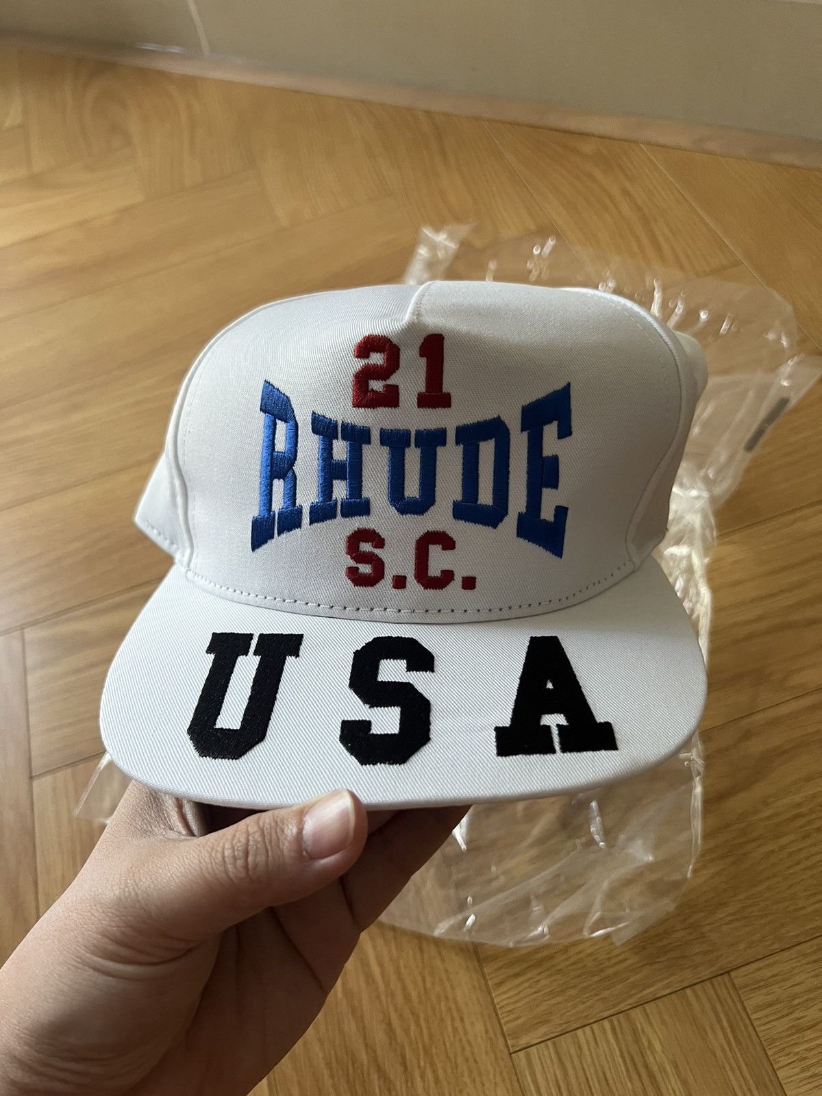 image of Rhude Cap in White, Men's