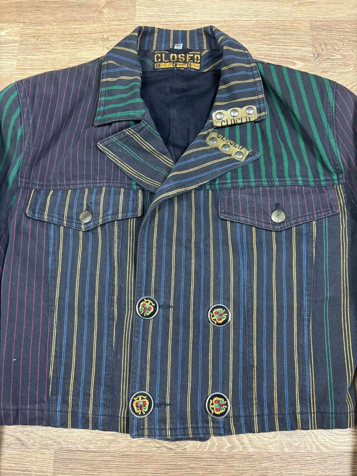 Marithe + Francois Girbaud 80s Marithé François Girbaud Cropped Denim Jacket Size M / US 6-8 / IT 42-44 - 3 Thumbnail