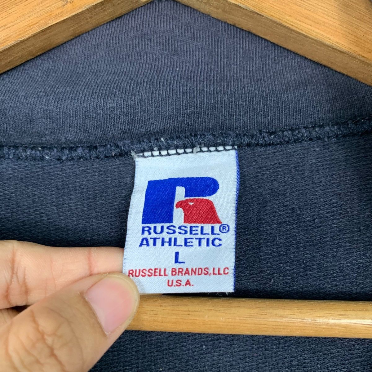 Russell Athletic RUSSELL ATHLETIC Embroidery Big Logo Sweatshirt #1739-C77 Size US L / EU 52-54 / 3 - 13 Thumbnail