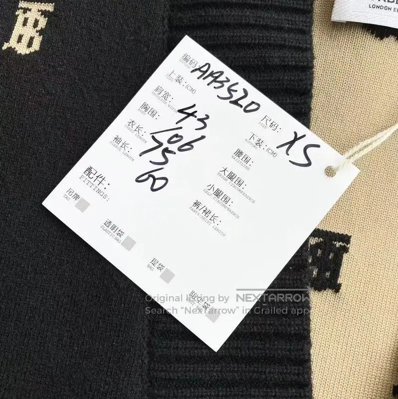 Burberry Burberry Black Wool Cardigan for Women. Size XS / US 0-2 / IT 36-38 - 6 Thumbnail