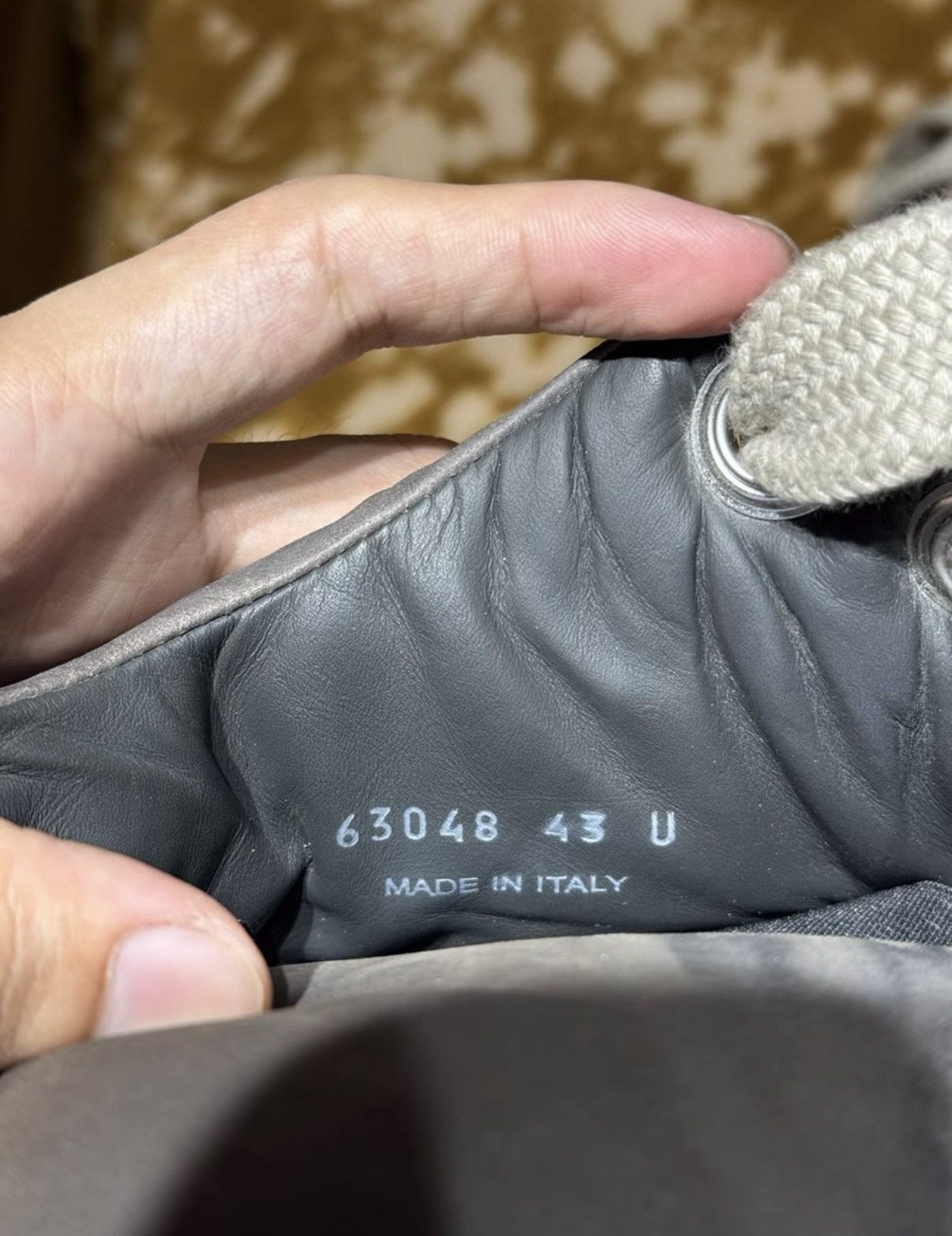 Rick Owens Rick Owens Main Line Jumbo Low, Mocha Brown K37 Size US 9.5 / EU 42-43 - 5 Thumbnail