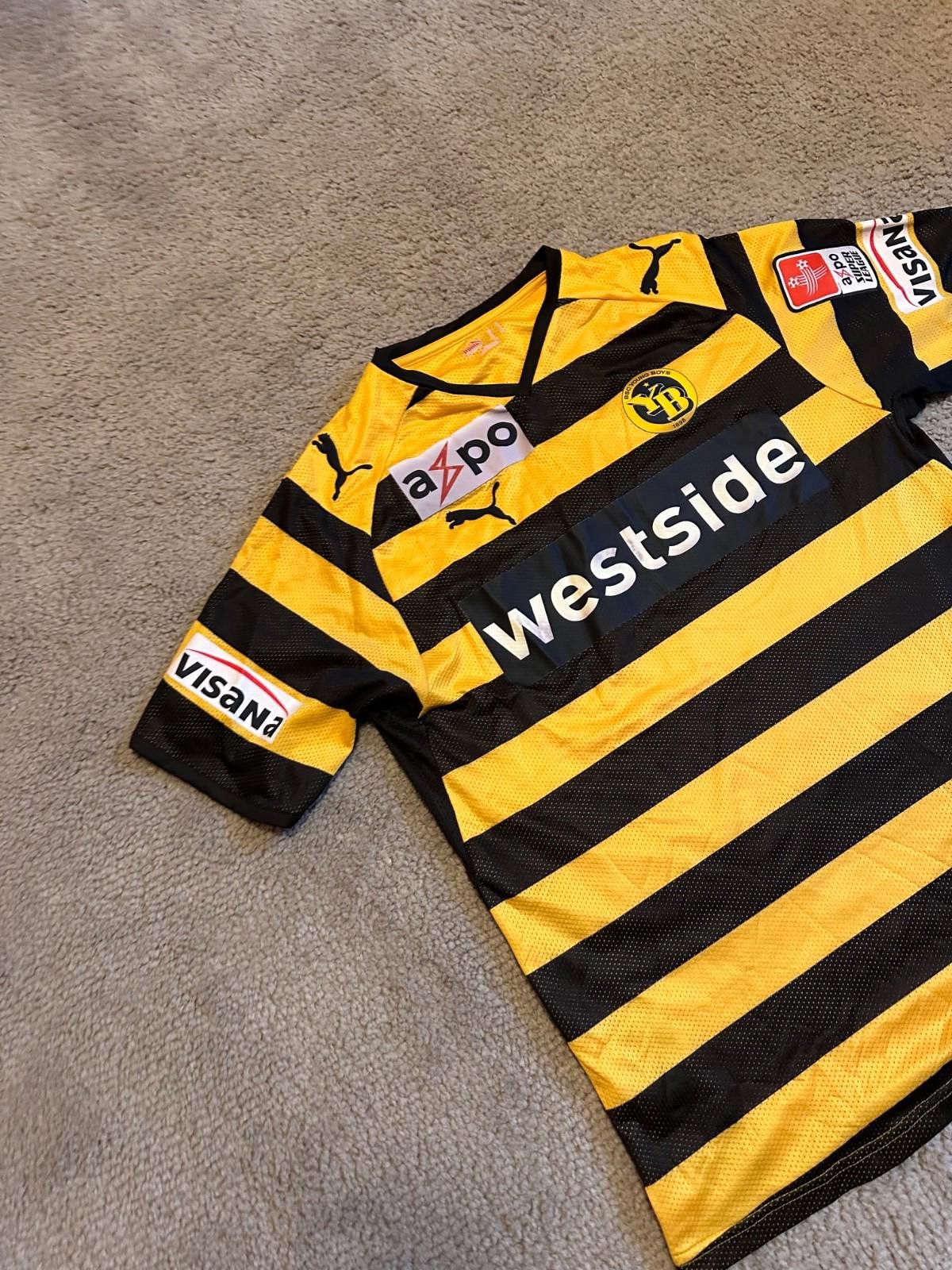 Puma #25 Pasche BSC Young Boys FC 2008-09 Home Jersey Puma Shirt Size US M / EU 48-50 / 2 - 2 Thumbnail