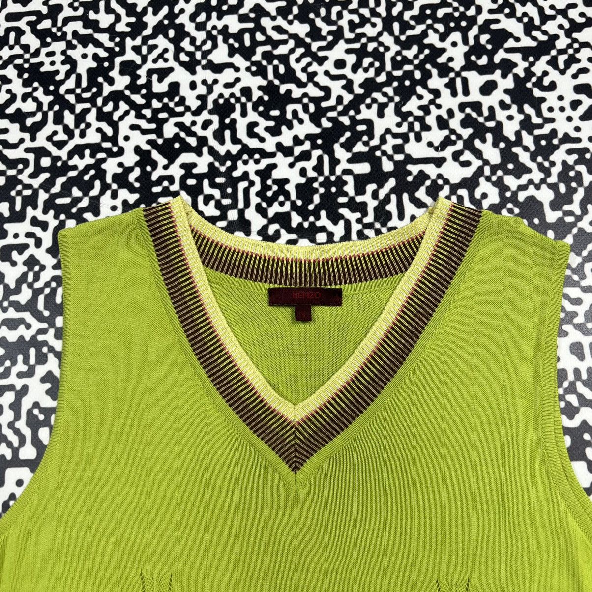 Kenzo Vintage Y2K Kenzo Luxury Retro Style Floral Casual Tank Top Size S / US 4 / IT 40 - 10 Thumbnail