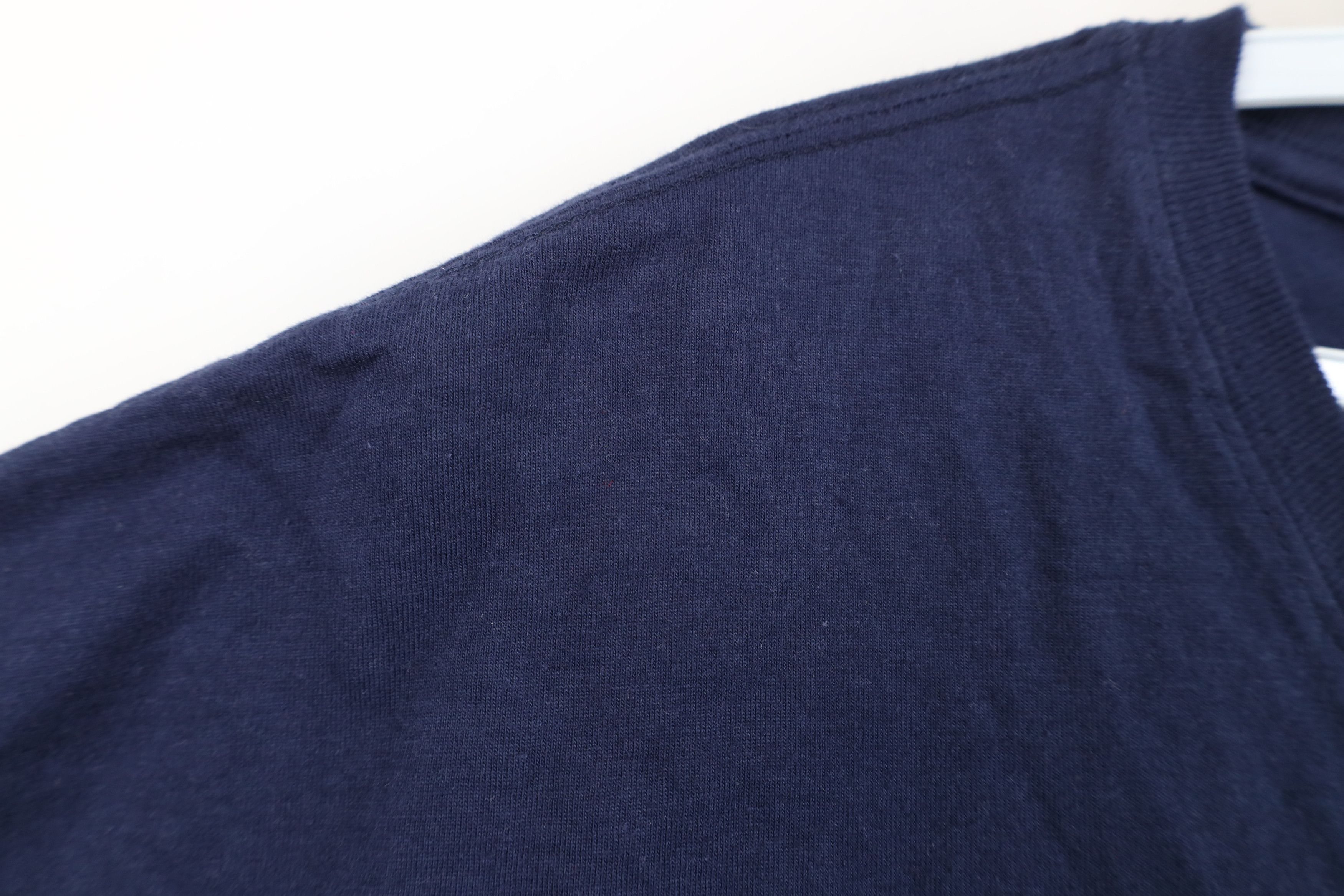 Vintage Vintage 90s Streetwear Heavyweight Cotton T-Shirt Navy Blue Size US XXL / EU 58 / 5 - 6 Thumbnail