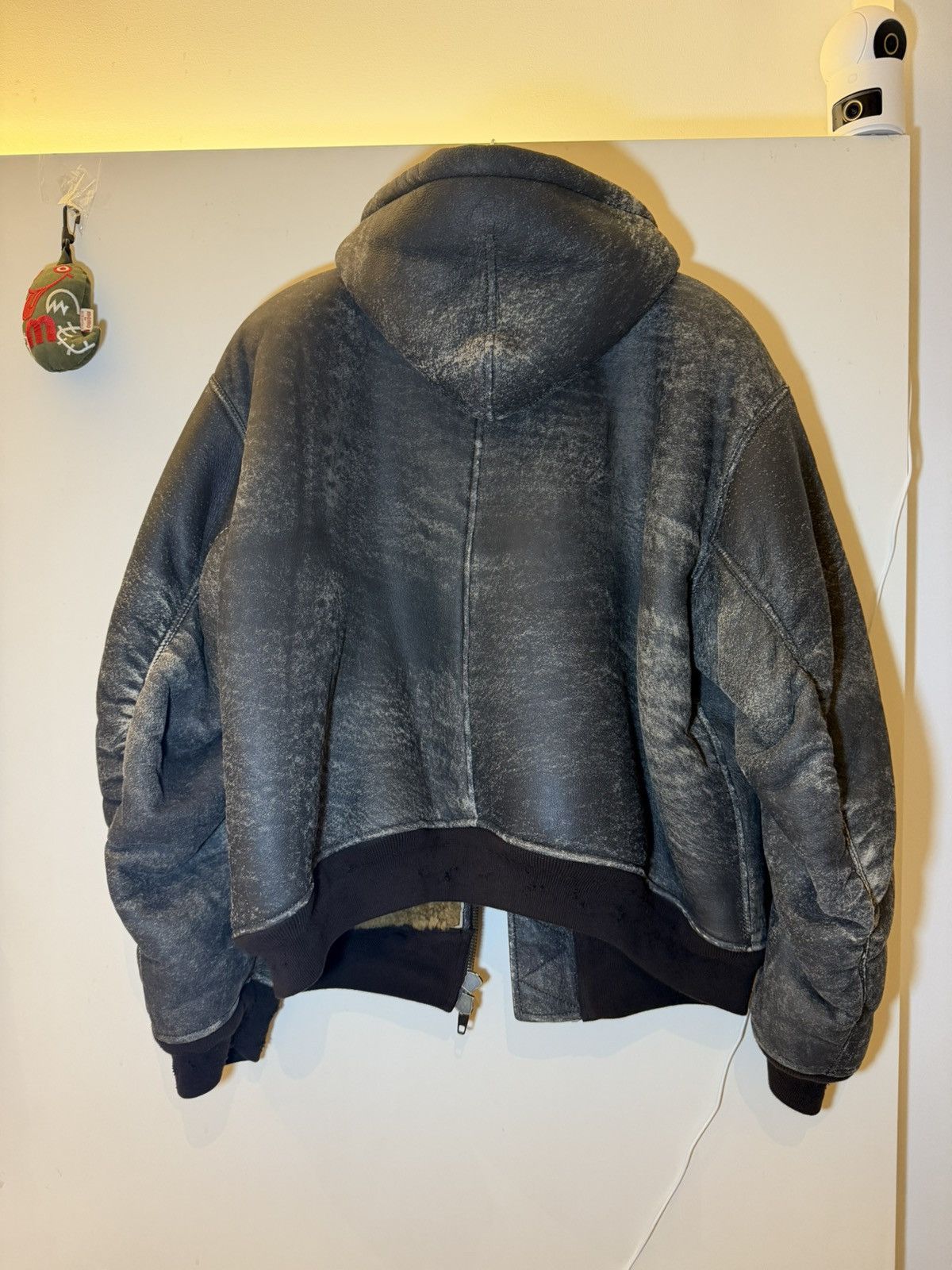 Balenciaga Balenciaga Shearling Leather Hooded Jacket Size US M / EU 48-50 / 2 - 4 Thumbnail