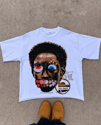 Other One Heart Graphic T Shirt Size US L / EU 52-54 / 3 - 1 Preview