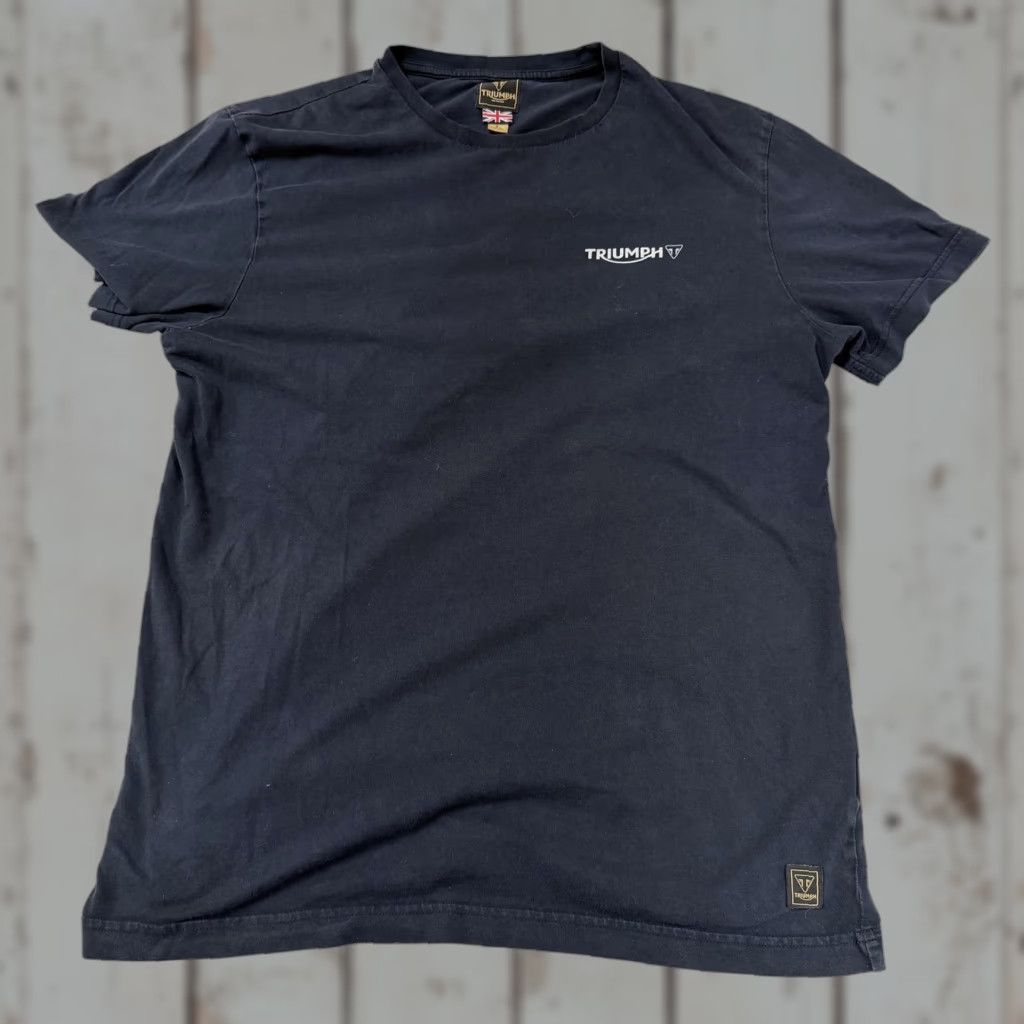Vintage Triumph Shirt Mens Large Black Graphic Logo Crewneck Short Sleeve Tee Size US L / EU 52-54 / 3 - 1 Thumbnail