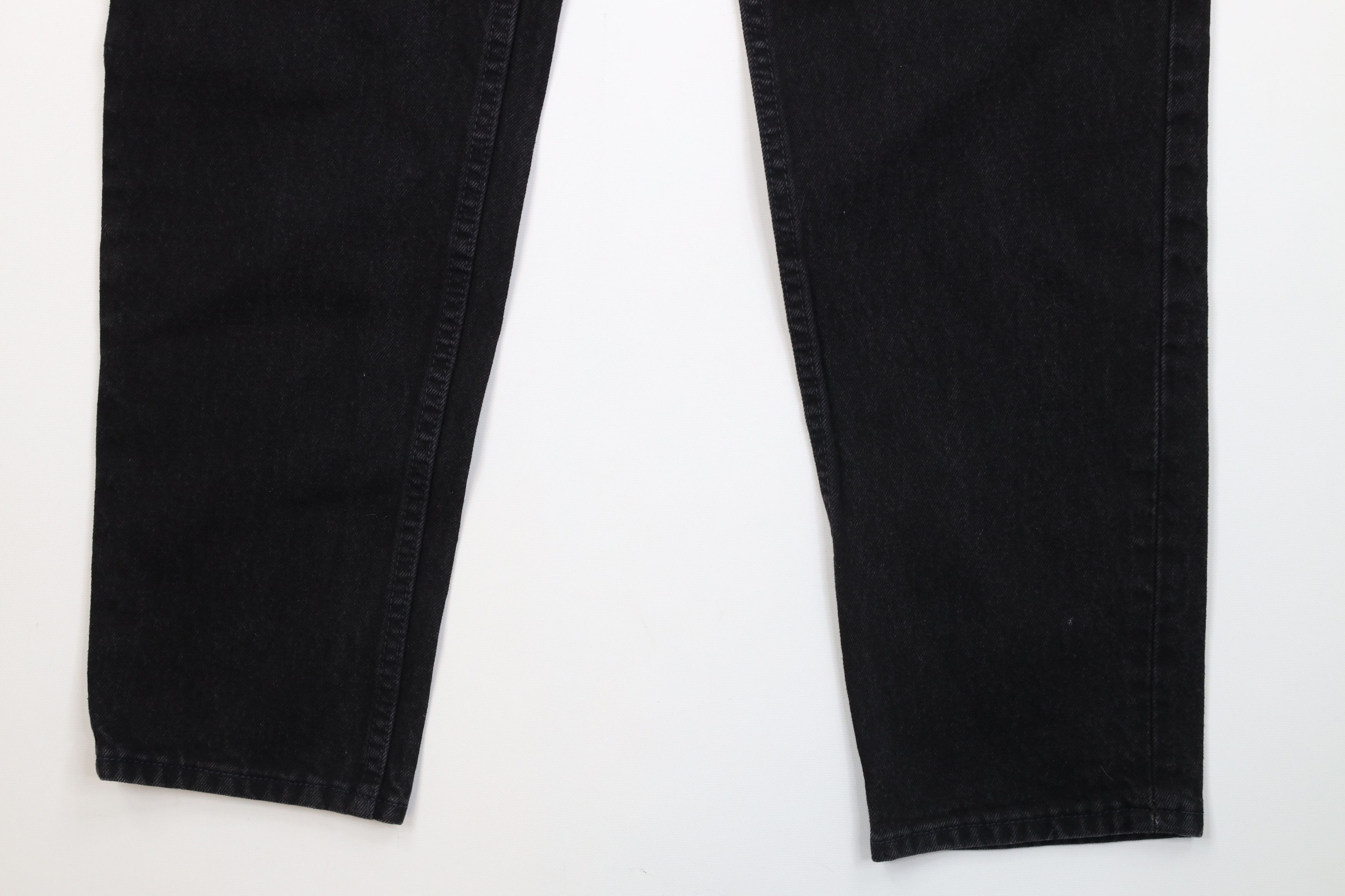 Levi's Vintage 90s Levis Relaxed Tapered Leg Denim Jeans Black USA Size US 32 / EU 48 - 4 Thumbnail