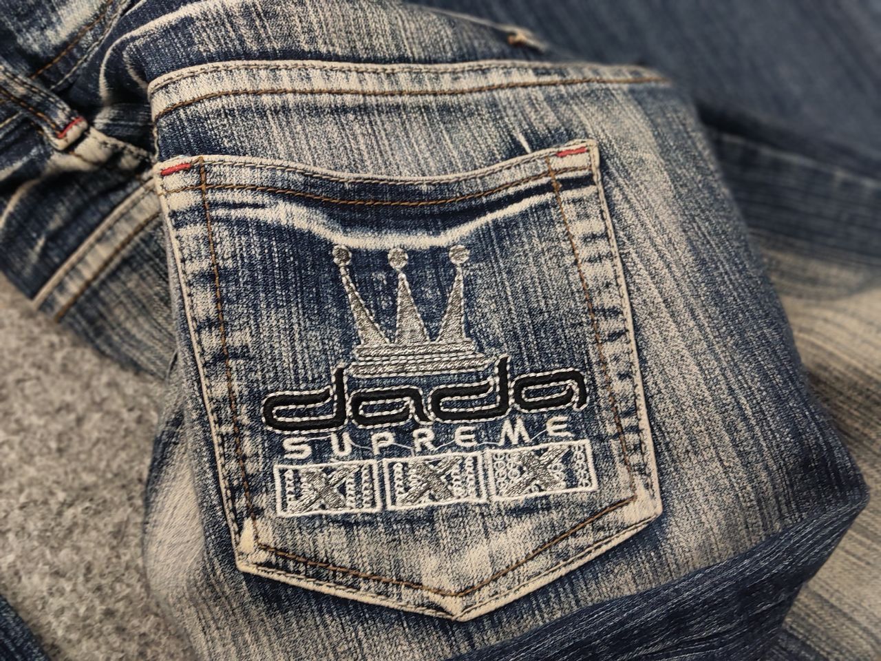 Le Grande Bleu (L.G.B.) Vintage Eclix le Grand Bleu Y2K Flared Jeans hysteric Size US 34 / EU 50 - 18 Thumbnail
