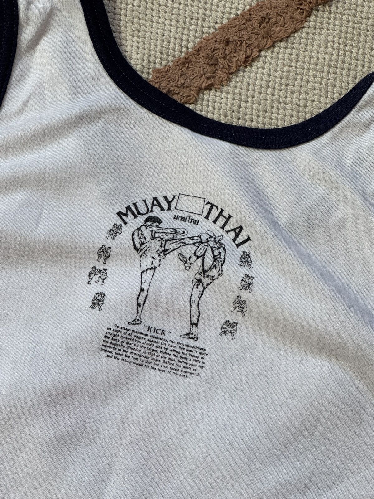 Vintage VINTAGE MUAY THAI THAILAND SINGLET TANK TOP Size US L / EU 52-54 / 3 - 7 Thumbnail