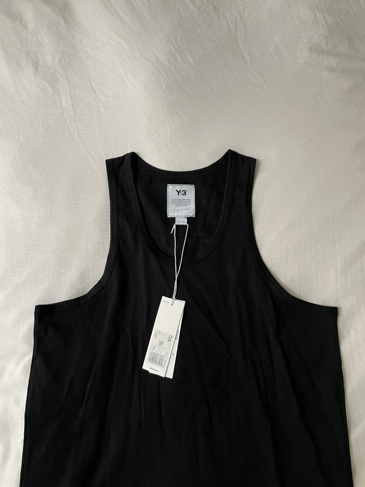 Y-3 Y-3 Men’s Black Logo Tank Top Size US S / EU 44-46 / 1 - 2 Thumbnail