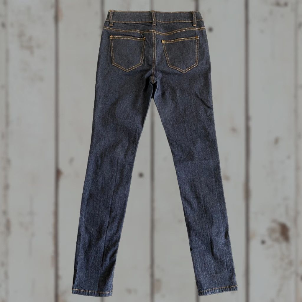 Vintage WOMEN’S WAX JEANS Premium Wax Jean Size 7 Skinny Stretch Dark Blue Denim 90200 Jeans Slim 30In Inseam Women Style 90200 90200 Womens Jeans Size 28" / US 6 / IT 42 - 1 Thumbnail