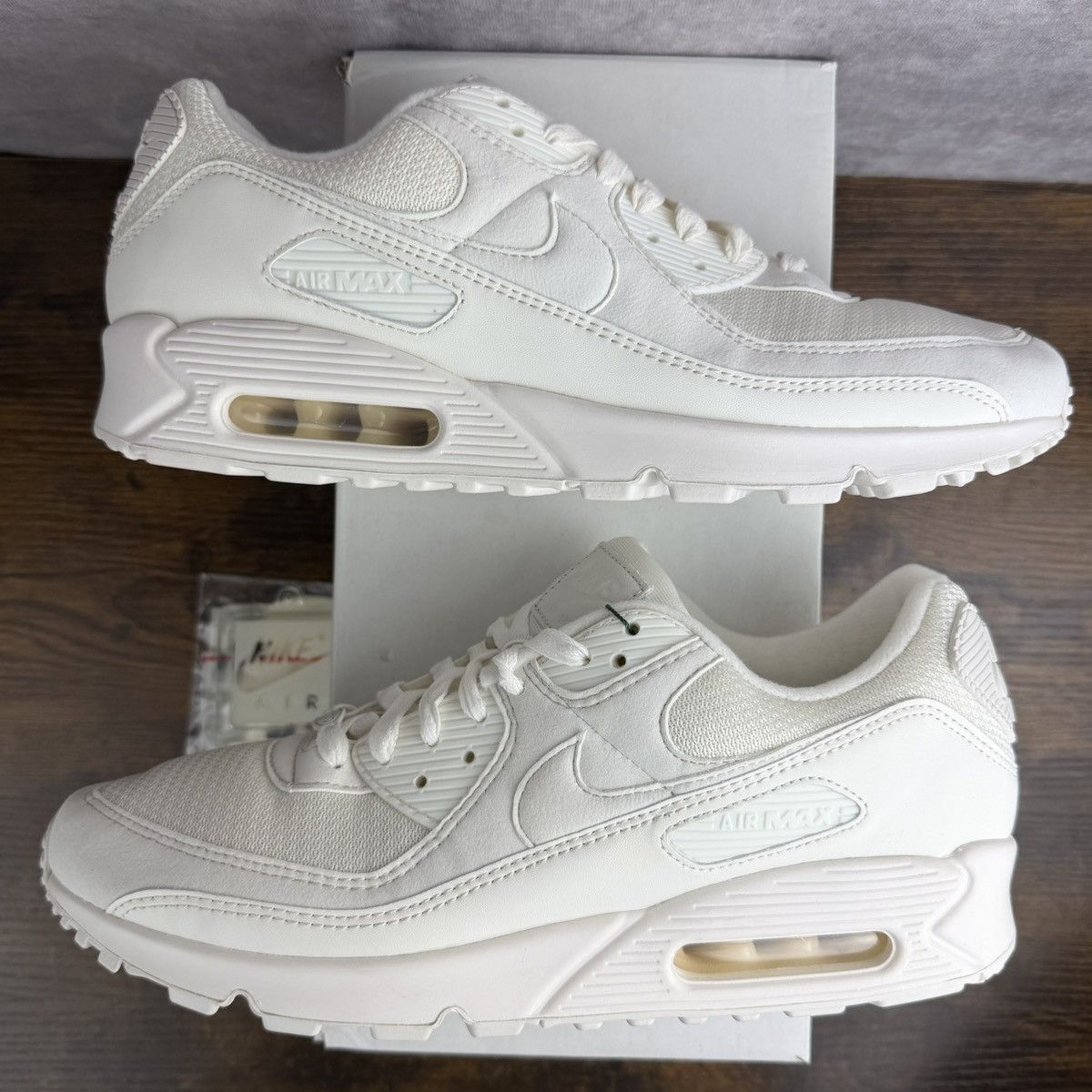 Nike NEW Nike Air Max 90 NRG Recraft Sail White 11.5 CT2007-100 Size US 11.5 / EU 44-45 - 3 Thumbnail
