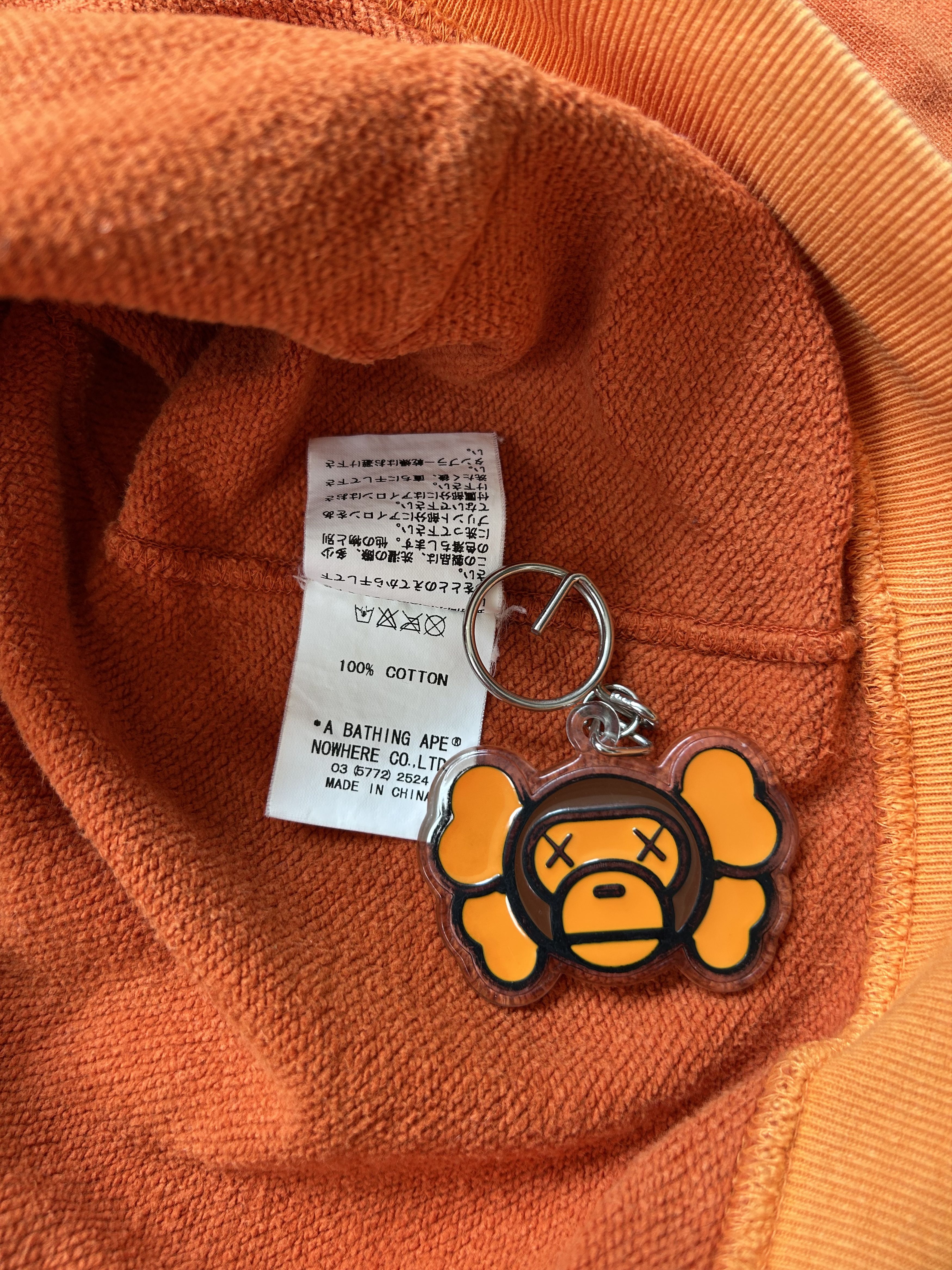 Bape BAPE Orange Animal Safari Milo Full Zip Hoodie Size US M / EU 48-50 / 2 - 8 Thumbnail