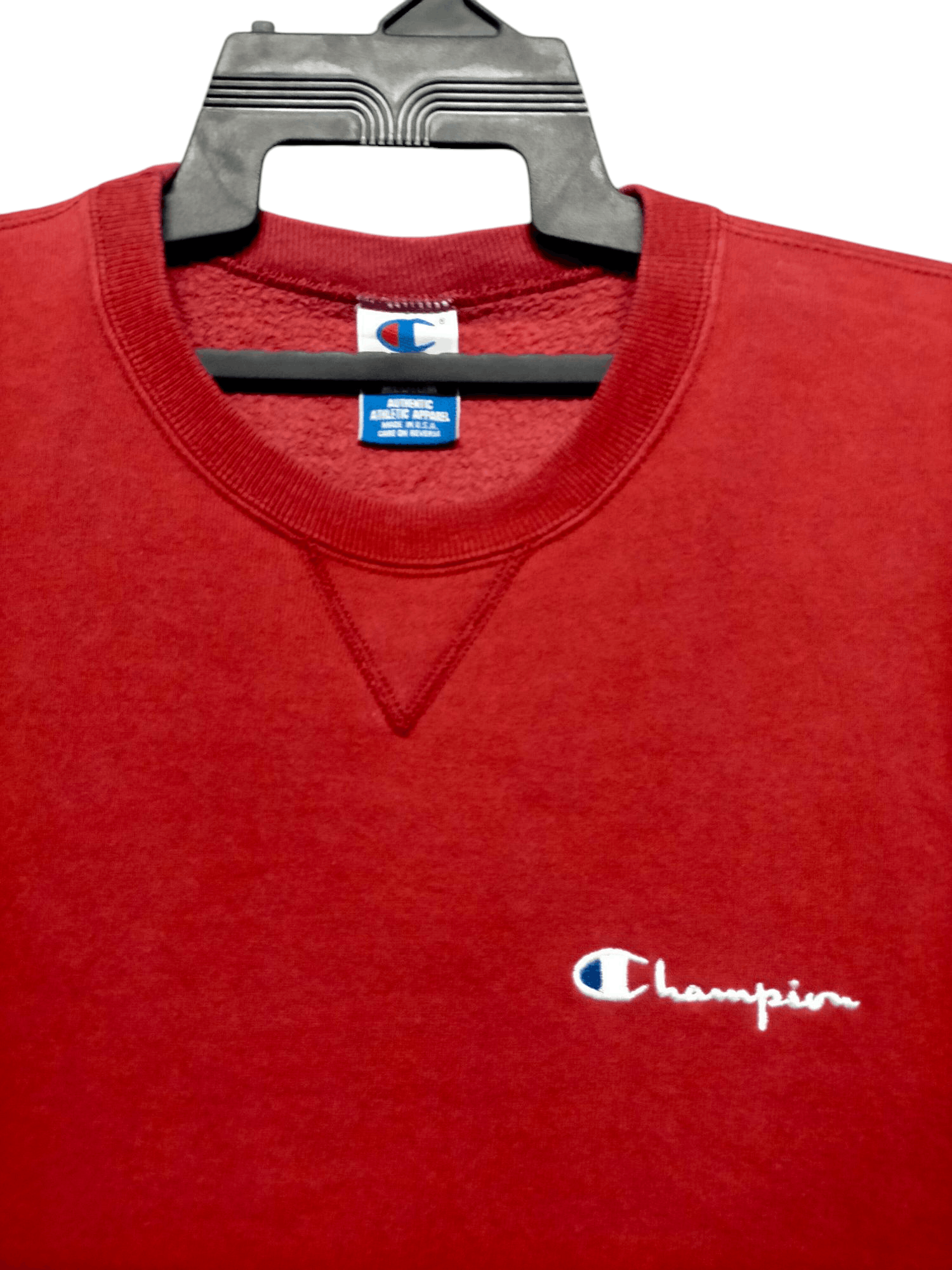 Champion × Vintage Vintage 90s Champion Red Sweatshirt Size US M / EU 48-50 / 2 - 5 Thumbnail