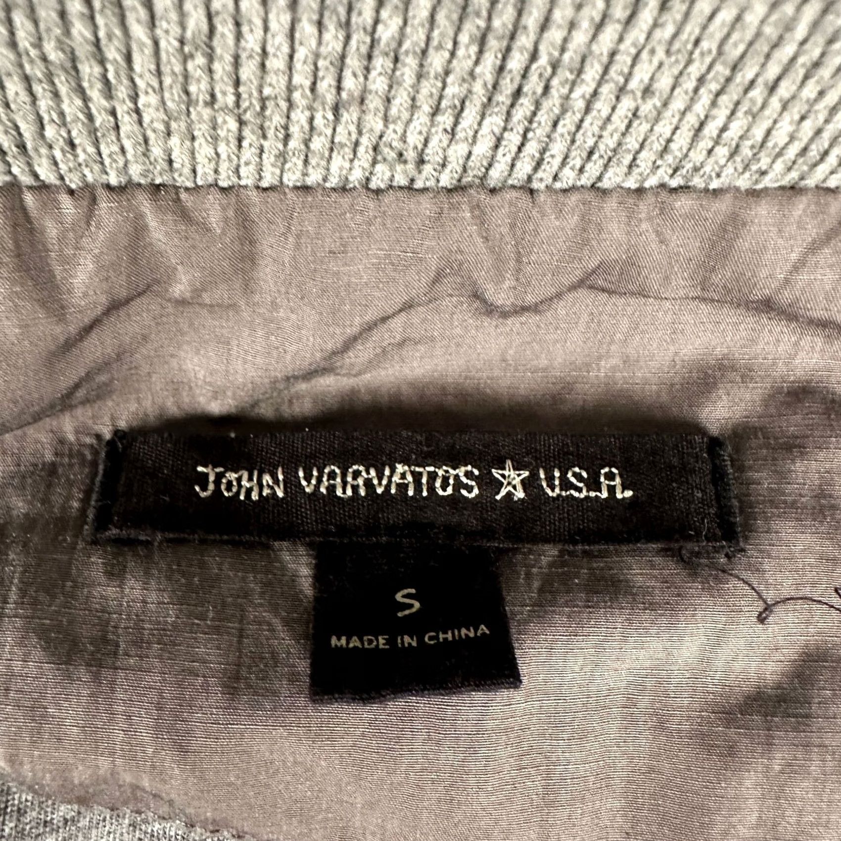 John Varvatos John Varvatos S Hooded Zip Front Lightweight Gray Casual Coat Lined Jacket Mens Size US S / EU 44-46 / 1 - 7 Thumbnail