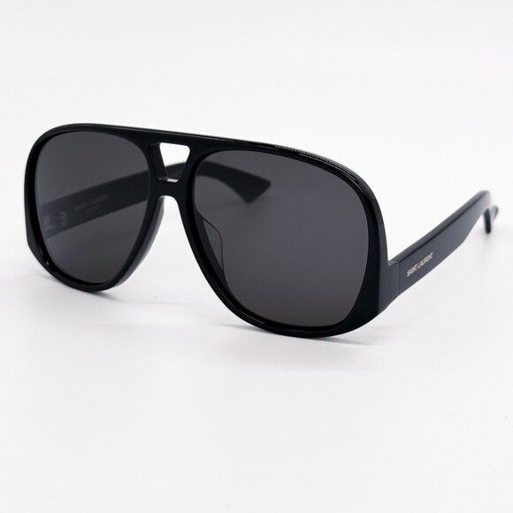 Saint Laurent Paris NEW SAINT LAURENT SUNGLASSES SL652/F SOLACE 001 BLACK UNISEX Size ONE SIZE - 2 Thumbnail