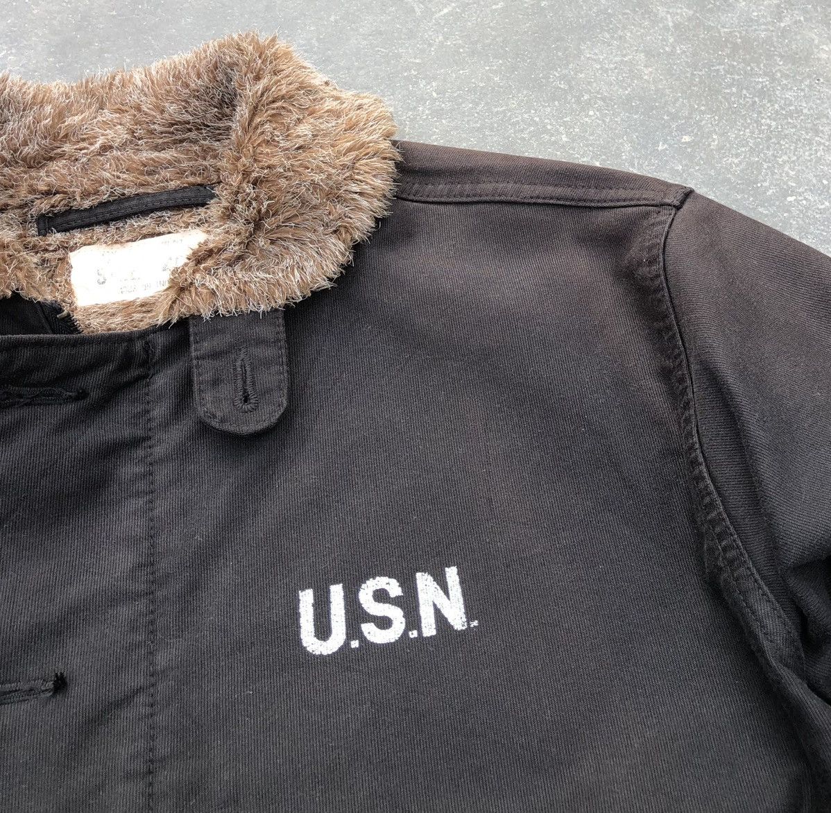 Vintage Vintage HOUSTON N-1 Distressed Plain Deck Jacket Size US M / EU 48-50 / 2 - 5 Thumbnail