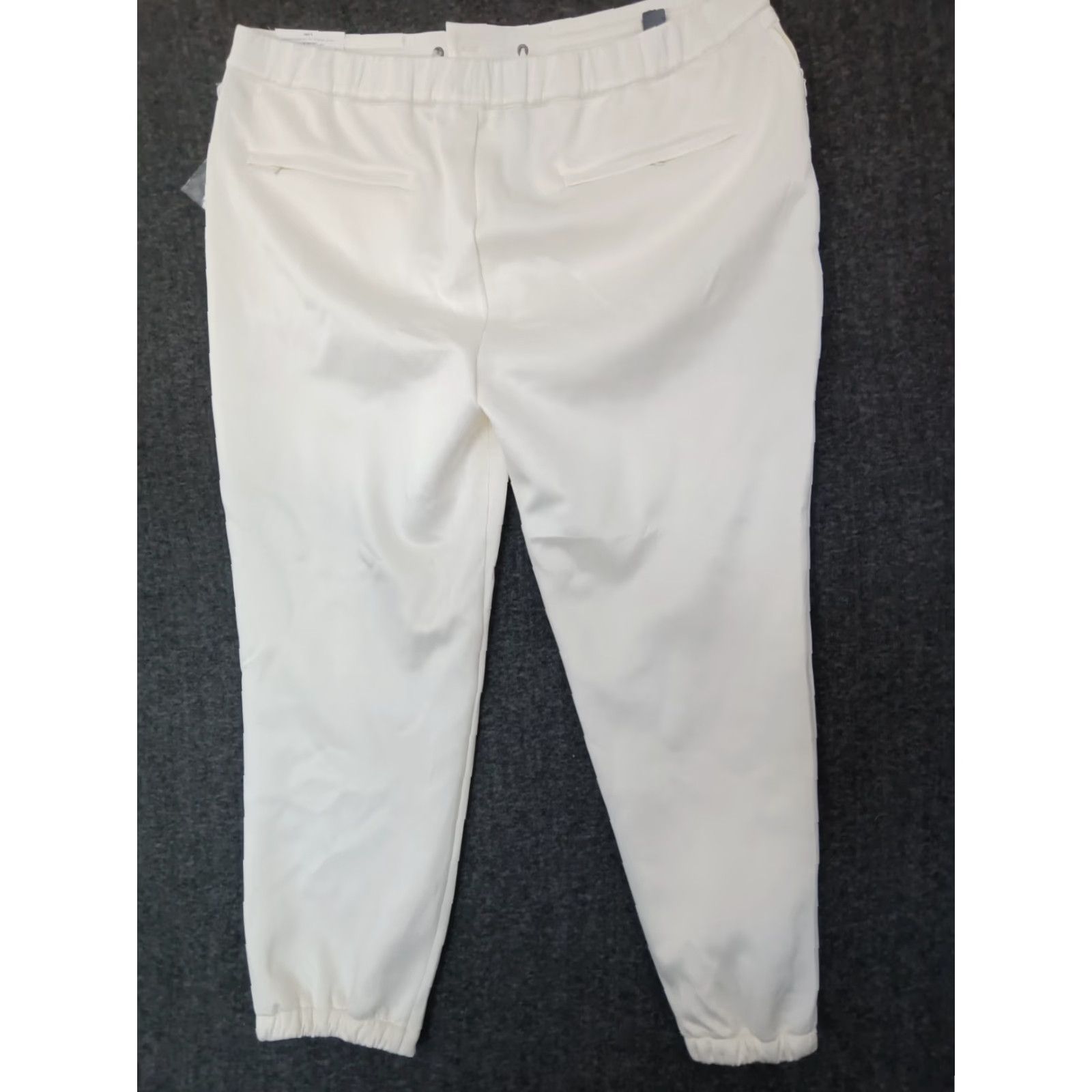 Vintage VINTAGE Stylus X Ladarius Campbell Ivory Flat Front Pants Men Stretch Back Elastic XXL Size US 39 - 2 Thumbnail