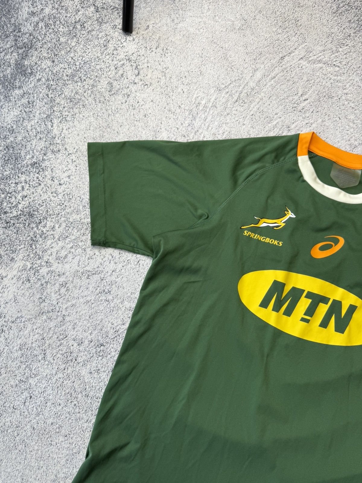 Asics Vintage Asics South Africa Rugby Jersey Size S Size US S / EU 44-46 / 1 - 4 Thumbnail