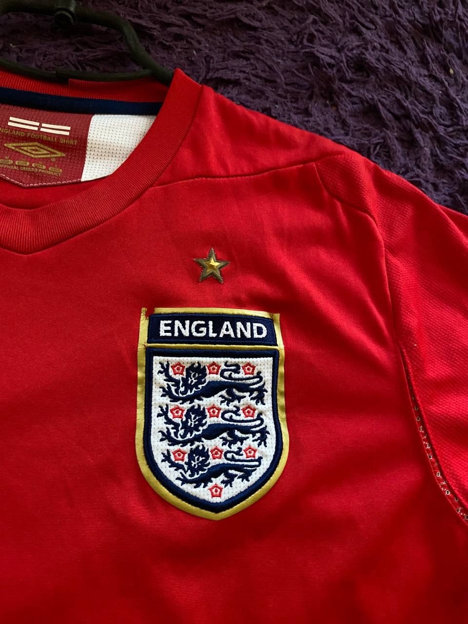 Umbro Vintage Umbro England Soccer Jersey Football Shirt Tee Size US M / EU 48-50 / 2 - 18 Thumbnail