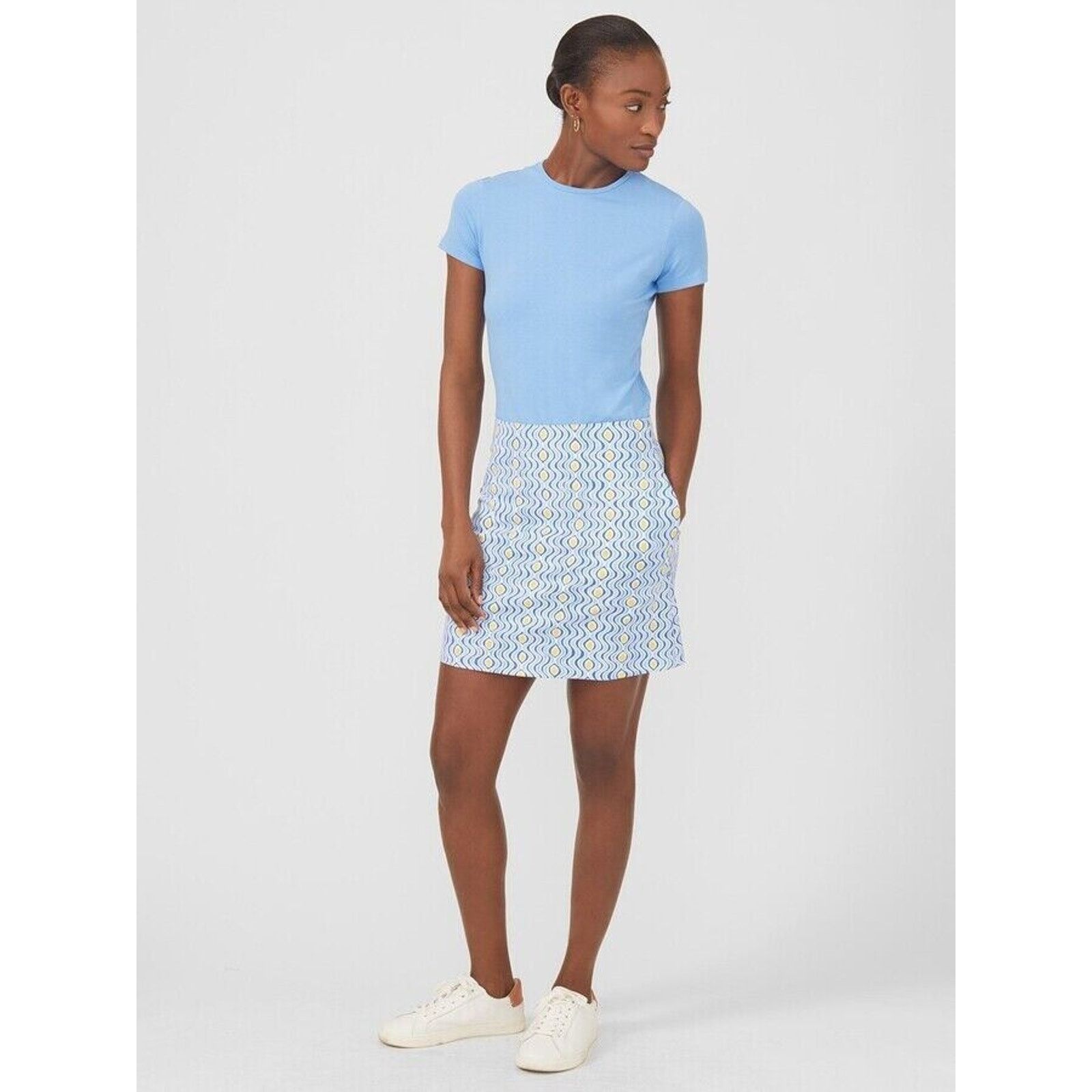 J.McLaughlin New W/Tag J. Mclaughlin Blue Costa Key Brianna Skort Large Size 33" - 1 Thumbnail