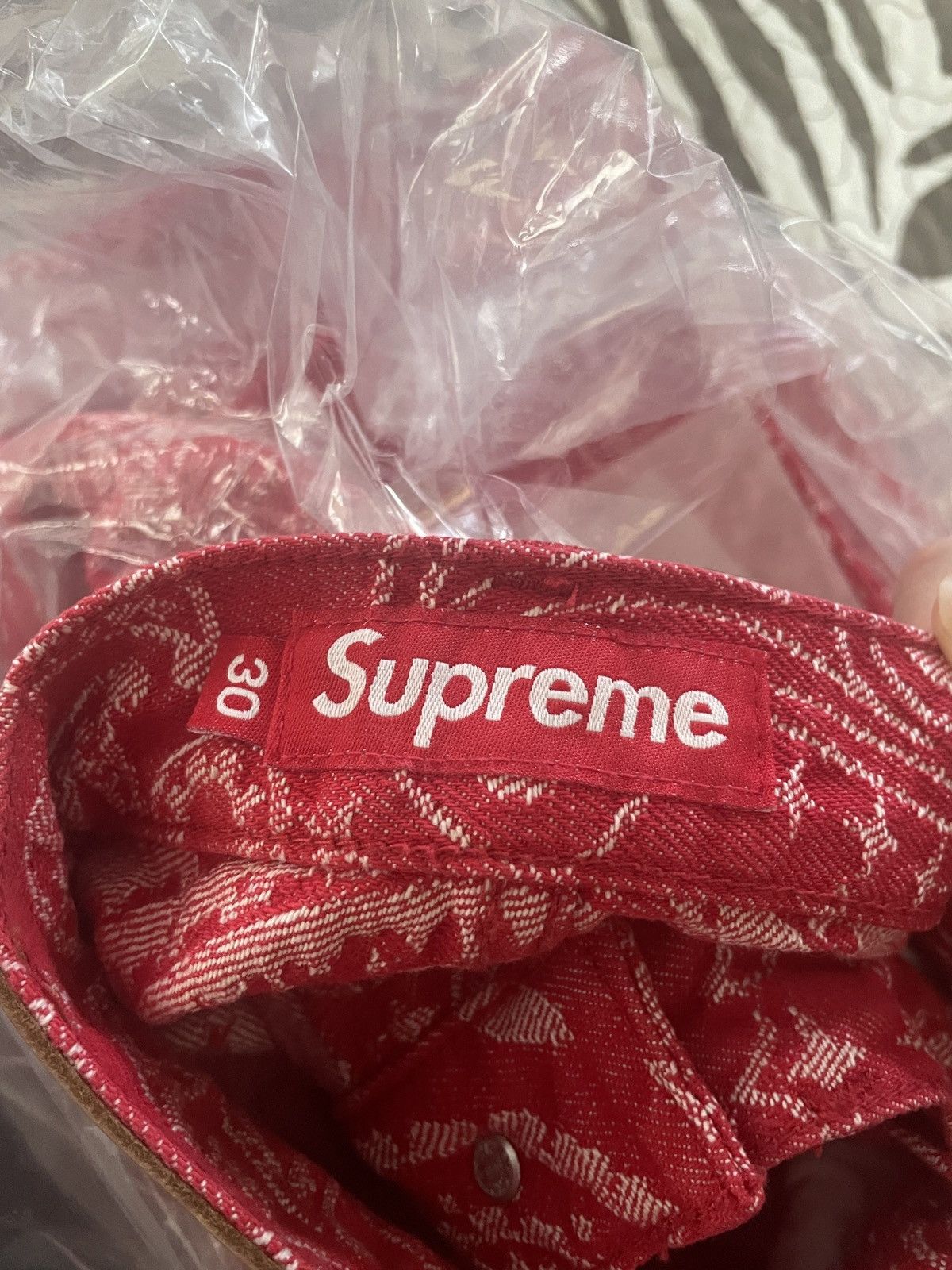 Supreme Bandana jacquard baggy jeans size 30 Size US 30 / EU 46 - 3 Thumbnail