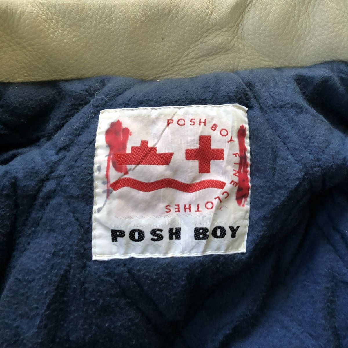 Leather Posh Boy Wool Vintage Varsity Size US M / EU 48-50 / 2 - 13 Thumbnail