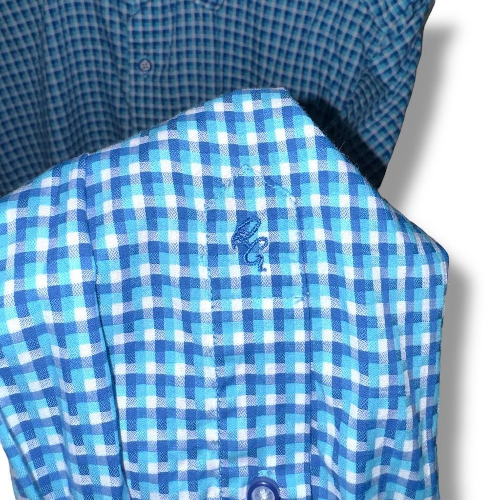 Robert Graham Robert Graham Blue Print Button Up Dress Shirt Size L Size US L / EU 52-54 / 3 - 6 Thumbnail
